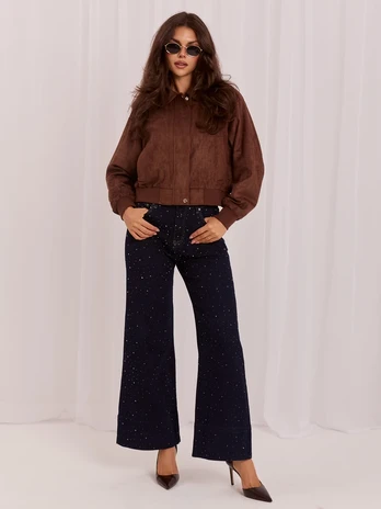 Italy Moda Striukė-IR-KR-AY987.97P-ruda