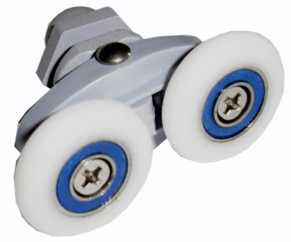 Ratukai dušo kabinos durims dvigubi 25mm