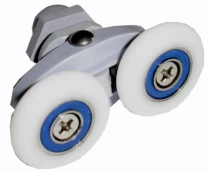 Ratukai dušo kabinos durims dvigubi 25mm kaina