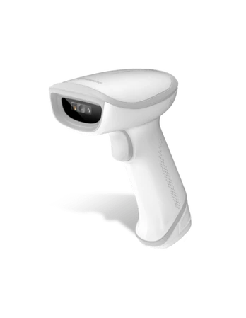 HR23 V2 Dorada A1 White 2D CMOS Handheld Reader with 2 mtr. White straight USB cable. Smart stand compatible.
