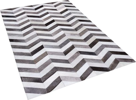 Beliani Odos kilimas 140 x 200 cm pilkas AKSAZ
