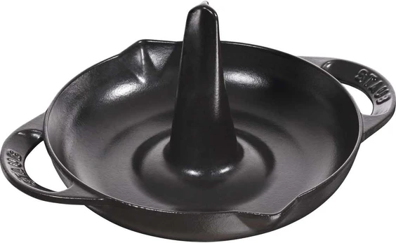 STAUB Keptuvas do kurczaka 24 cm, juoda