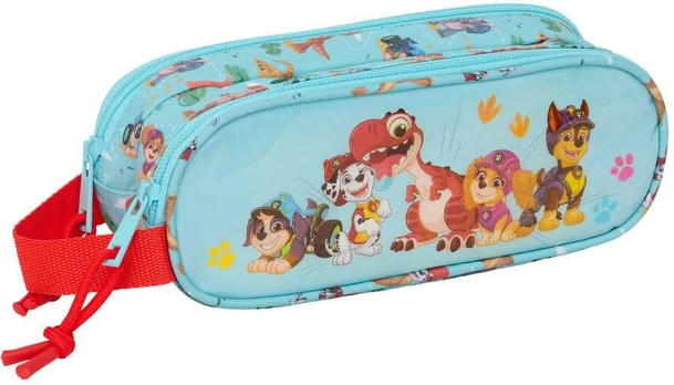 Safta Paw Patrol Dino Rescue double pencil case