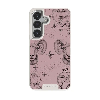 Aries - Samsung Galaxy S25 Case, Elite Light (Magnetic) / Silver / Pink