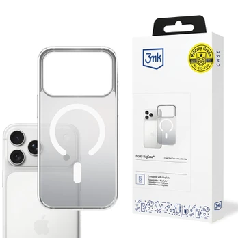 Dėklas Apple iPhone 17 Pro Max - 3mk Frosty MagCase Baltas