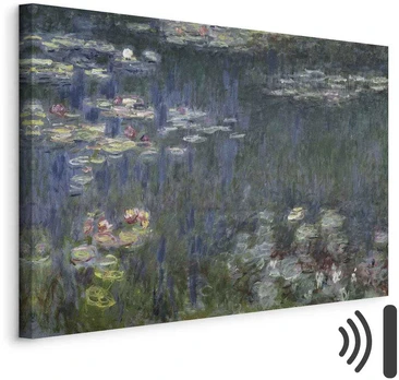 Artgeist Paveikslas - Claude Monet – Waterlilies: Žalias Reflections