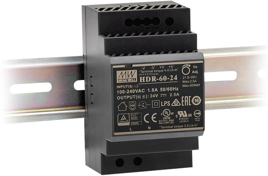 60W LED maitinimo šaltinis, 24V, IP20
