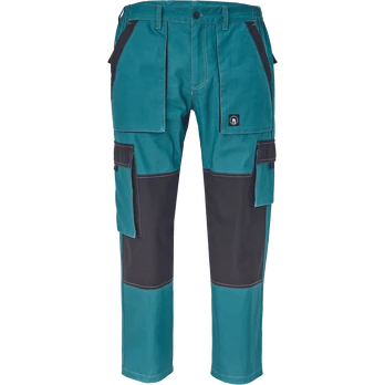 Darbo kelnės vyrams Cerva Max Summer, juoda/petrol, 50 dydis