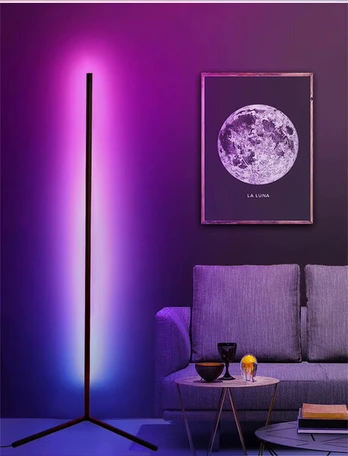 LED RGB kampinis toršeras, valdomas programėle