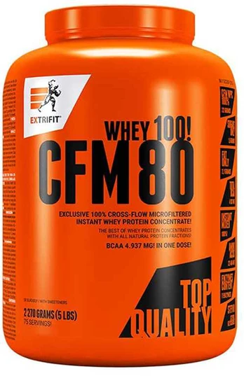 Extrifit CFM Instant Whey 80 2270 g - strawberry