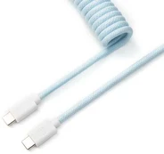 Pelė Keychron Coiled Aviator Cable Light Mėlyna kaina