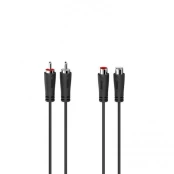 Cable Hama 2RCA -2RCA extension 1,5m kaina