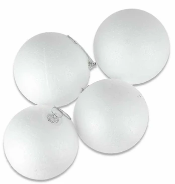 Putplasčio burbulai dekoravimui, 10 cm, 4 vnt.