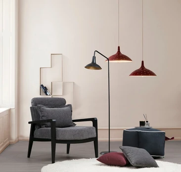 Fotelis Apollo-Grey Pilka
