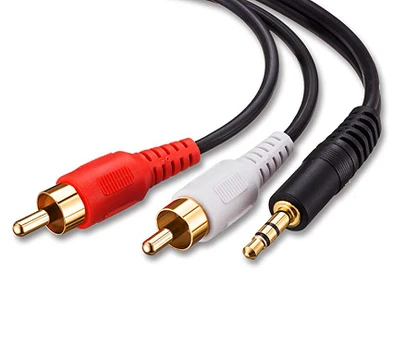 Šakotuvas Storegd Laidas 3,5mm - 2xRCA CINCH 1,5M