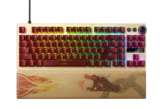 Razer Huntsman V3 Pro Tenkeyless Counter-Strike 2 Dragon Lore - Analogue Optical TKL E-Sport PC Keyboard without Numeric Keypad - Snap Tap - Rapid Trigger - QWERTY US Layout | Dragon Lore