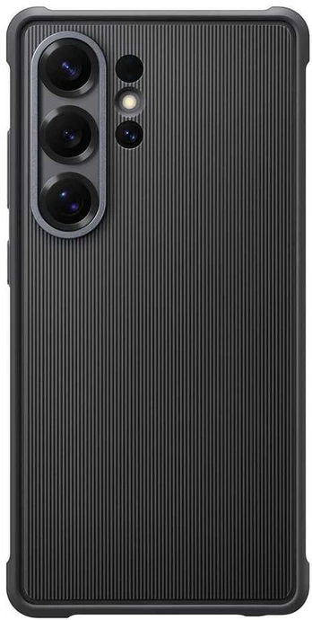 Samsung S25 itin tvirtas juodas