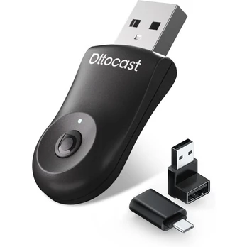 Ottocast Mini 2in1 belaidis CarPlay / Android Auto CA505-T adapteris
