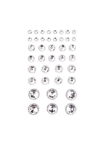 Lipnūs kristalai 40vnt CRYSTAL