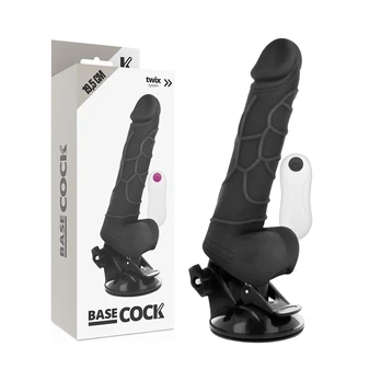 Dildo BASECOCK REALISTIC VIBRATOR 19,5 cm