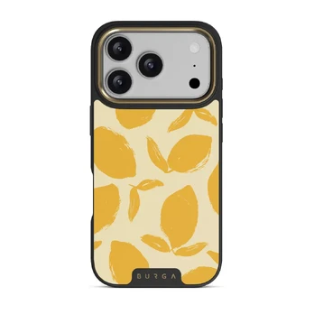 Lemon Tart - iPhone 17 Pro Case, Elite Dark (MagSafe) / Gold