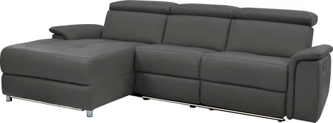 Minkštas kampas Loft24 Pareli, juodas