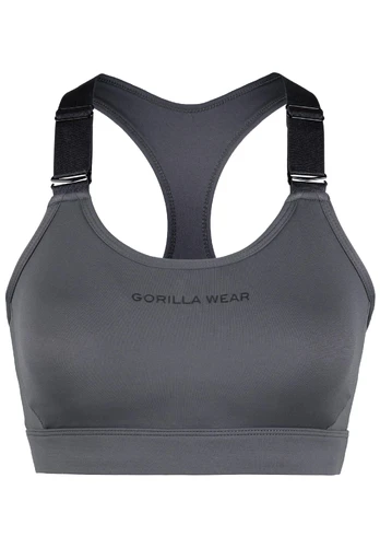 Gorilla Wear Monroe Sports Bra - Gray
