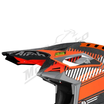 Snapelis Airoh Aviator 3 Wave oranžinis