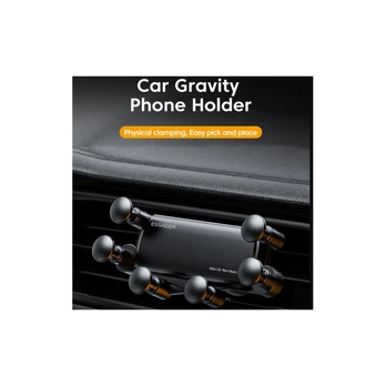 Automobilinis laikiklis Essager "Gravity" juodas (ne magnetinis / grotelėms)