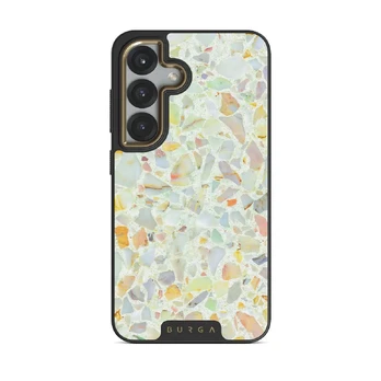 Rainbow Crush - Samsung Galaxy S25 Case, Elite Dark (Magnetic) / Gold