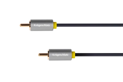 Kabelis 1RCA-1RCA 1.8 m Kruger & Matz Basic
