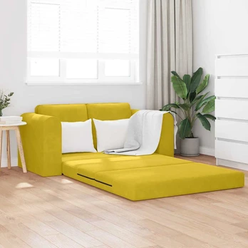 Sofa lova 60cm Geltona Aksomas