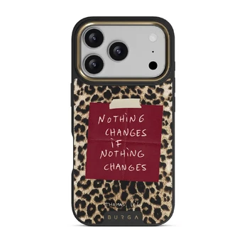 Nothing Changes - iPhone 17 Pro Case, Elite Dark (MagSafe) / Gold