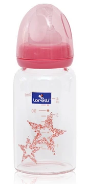 Stiklinis buteliukas Lorelli Anti Colic 1020087-0003, 0+ mėn, 120 ml