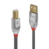 Lindy USB-A – USB-B USB laidas, 1 m pilkas (36641) kaina