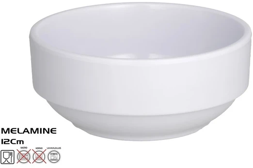 Klasikinis baltas dubuo 12x5,4 cm, KITCHEN&GO