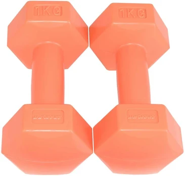 KOMPOZICINIS Hantelių RINKINYS 2X1 KG EB FIT