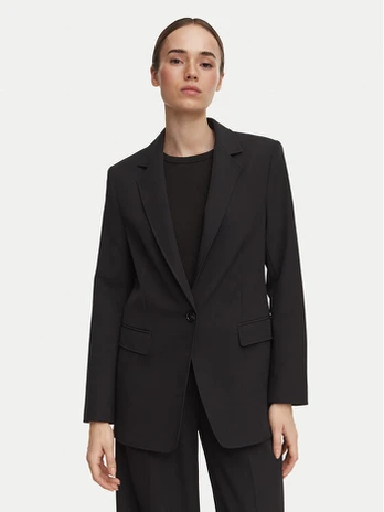 BOSS Švarkas C_Jabla3 50580309 Juoda Regular Fit
