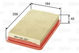 Oro filtras VALEO 585202 kaina