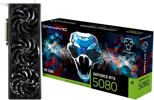 Gainward RTX5080 Python III 16GB GDDR7 HDMI 3xDP