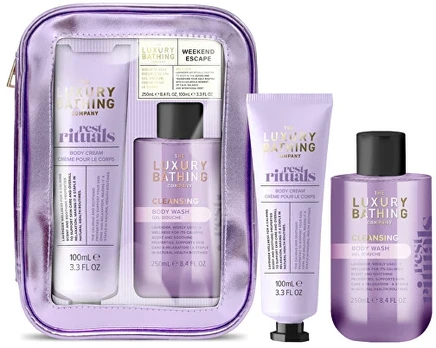 Grace Cole Body care gift set in a Kosmetinis krepšelis Lavender 2 pcs