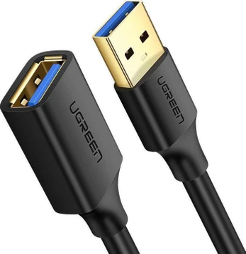 USB cable Ugreen USB-A - USB-A 1.5 m Black (6957303831265)