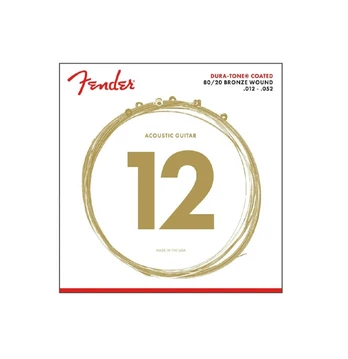Fender 880L Dura-Tone® Coated 12-52 Bronze 80/20