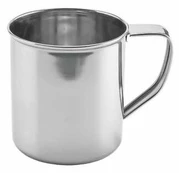 Puodelis King Hoff 1482, sidabro, 0.4 l