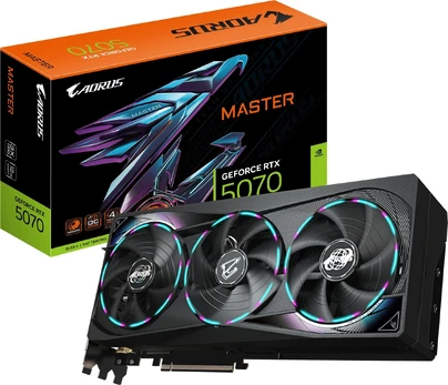 Vaizdo plokštė Gigabyte GeForce RTX 5070 AORUS MASTER 12GB
