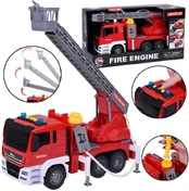Fire Truck Interactive Fire Department with Vanduo Function Sound ZA5229 kaina