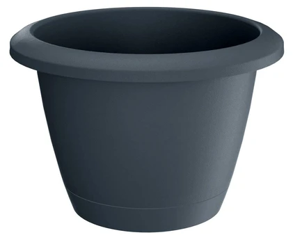 Plastikinis vazonas RESPANA BASIC, antracito sp., 29,5 x 22,1 cm
