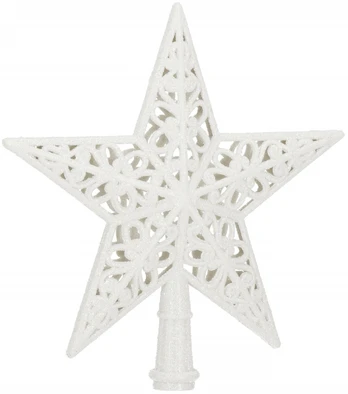 Eglės viršūnė Springos CA1280, balta, 20.5 cm, plastikas