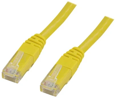 DELTACO UTP Cat6 patchkabel 15m, gul