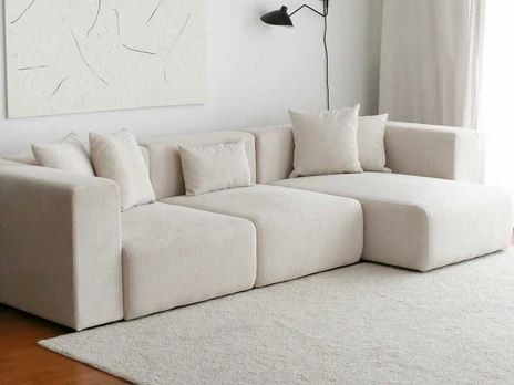 Atelier Del Sofa Minkštas kampas Yolo Corner - Baltas
